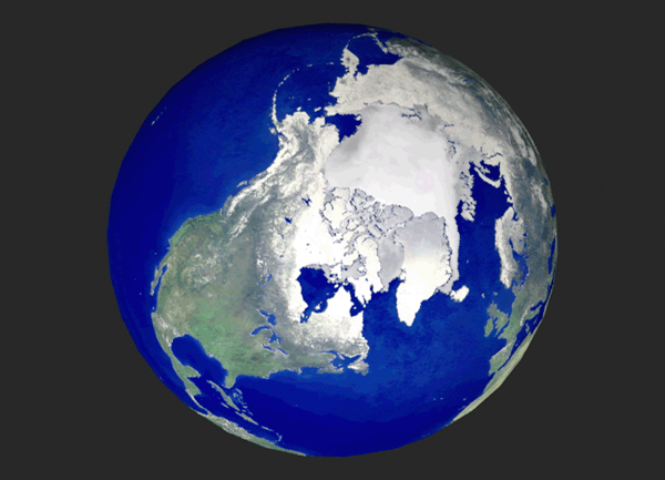 océan glacial arctique actuel