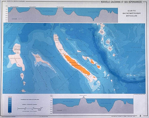 Localisation géographique du Vanuatu et de la Nouvelle-Calédonie