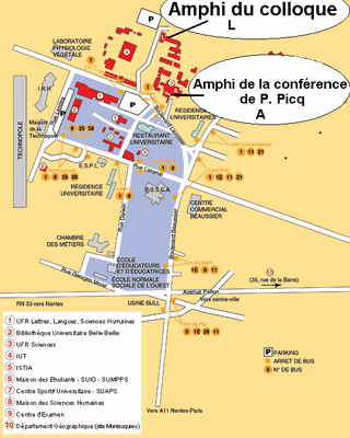 Plan campus Belle-Beille