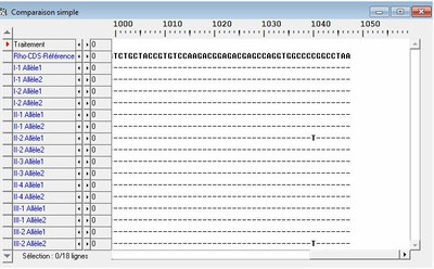 Alignement Rhodopsine famille3