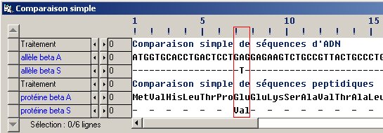 Comparaison BétaA BétaS