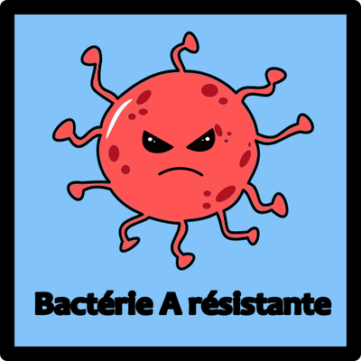carte bacterie A resistante