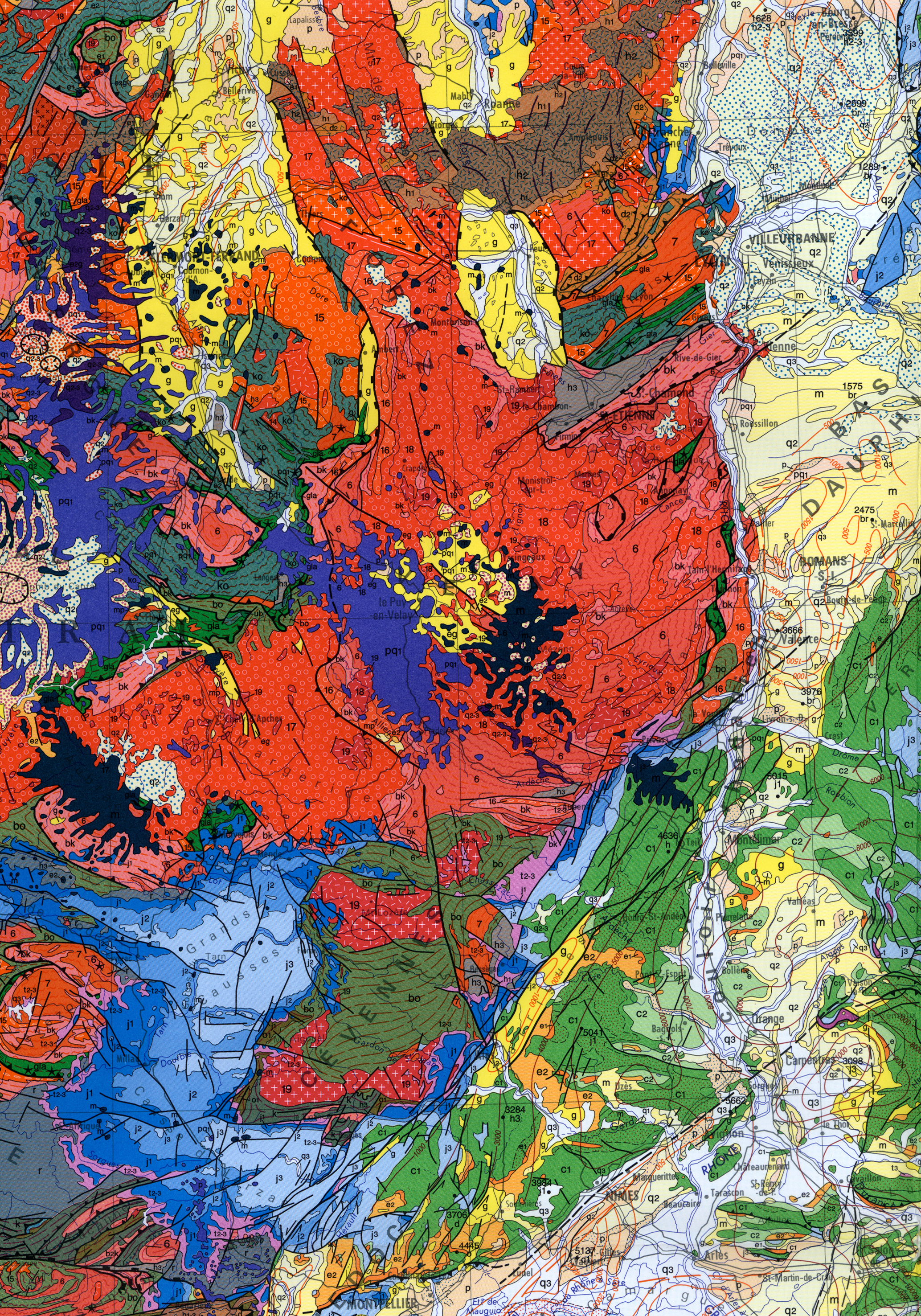 Géologie du Massif Central