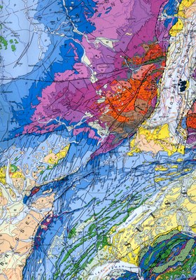 carte géologique de la Plaine d'Alsace