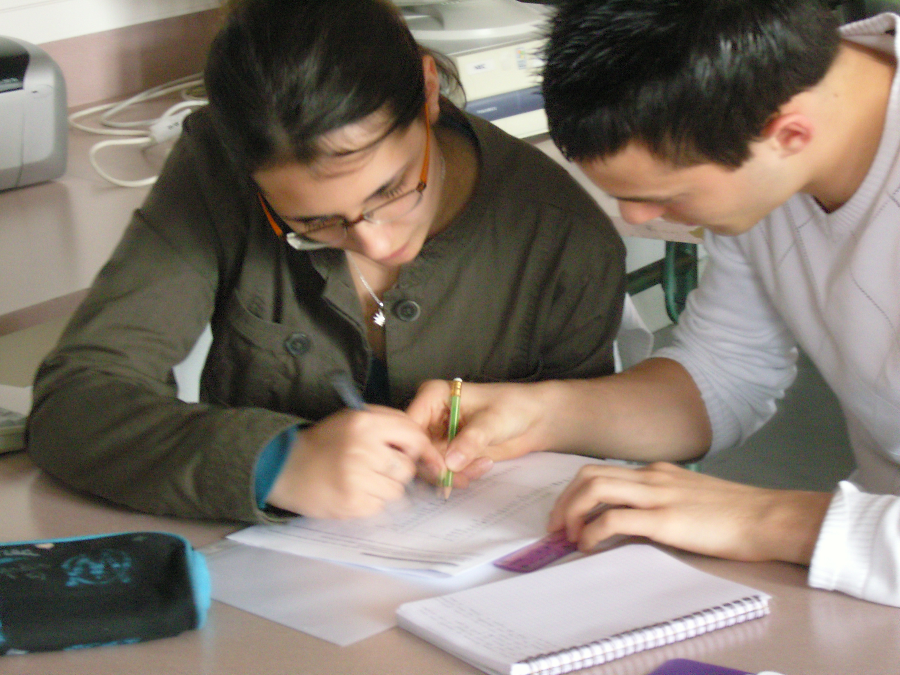 élèves comparaison papier 1