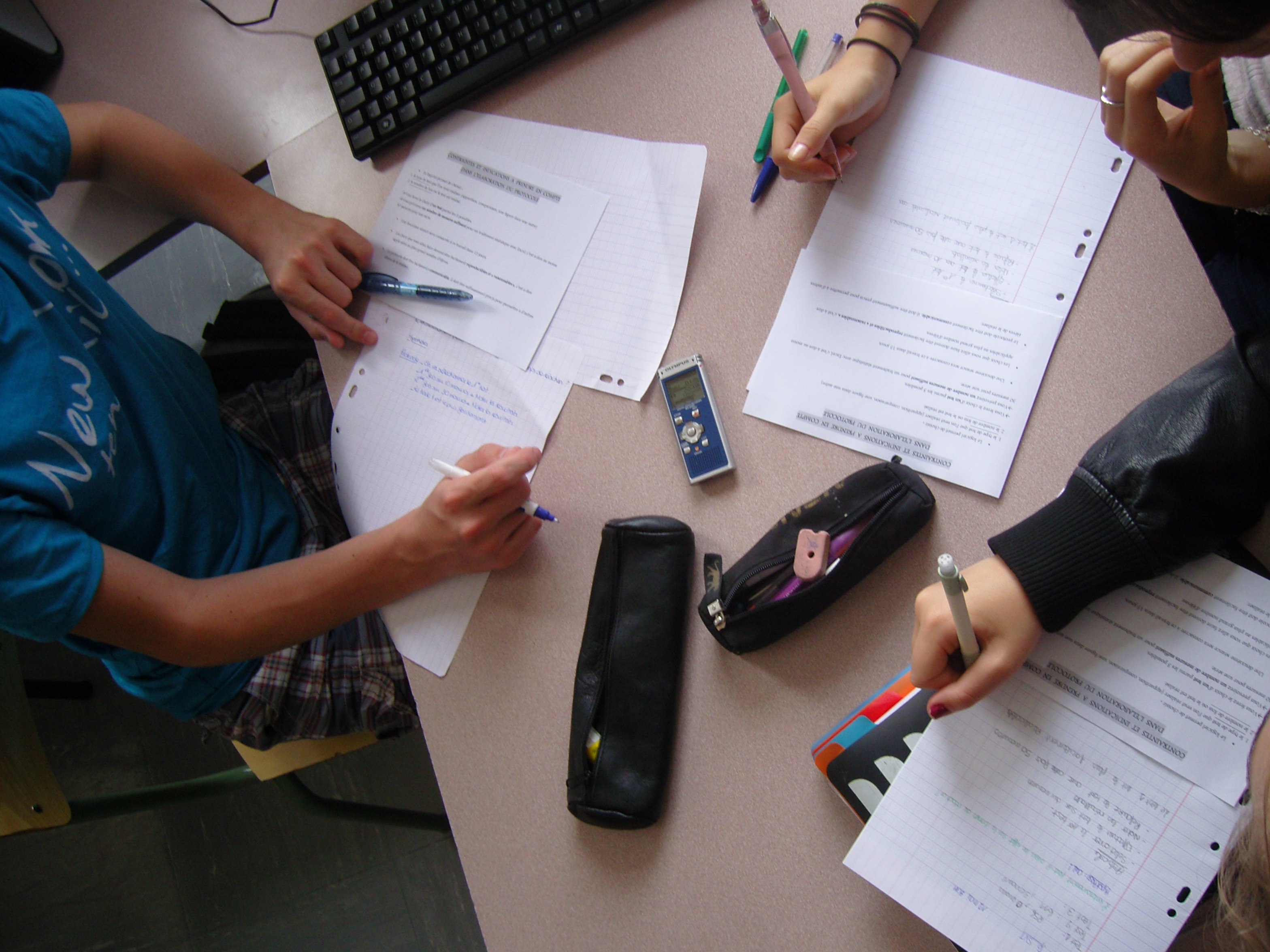 collaboration papier