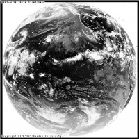 Images des satellites météorologiques